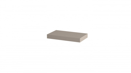 Mobilier - Polita decorativa 350x200x36 mm, Gri casmir U702 ST9, grosime 36 mm