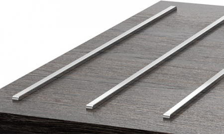Accesorii dressing - Profil comoda bagaje L=400 mm finisaj crom mat