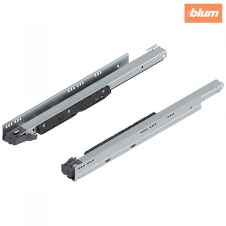 Sisteme pentru sertare - Şina de corp LEGRABOX cu BLUMOTION S, Extragere totală, 70 kg, NL=550 mm, dreapta+stânga, finisaj zincat 753.5501S