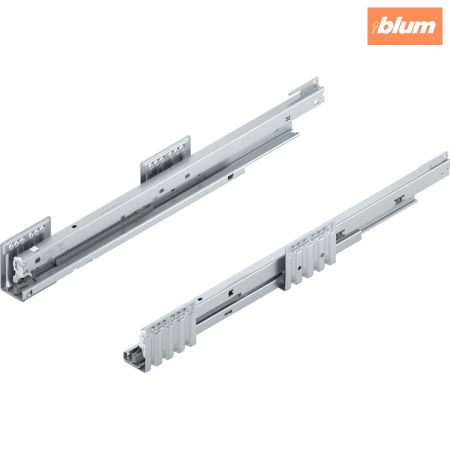 Sisteme pentru sertare - Şină de corp MERIVOBOX, 40 kg, NL=500 mm, dreapta+stânga, finisaj zincat 450.5001B