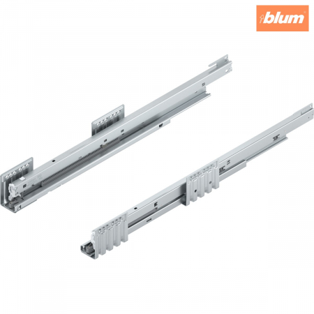 Sisteme pentru sertare - Şină de corp MERIVOBOX, 40 kg, NL=550 mm, dreapta+stânga, finisaj zincat 450.5501B