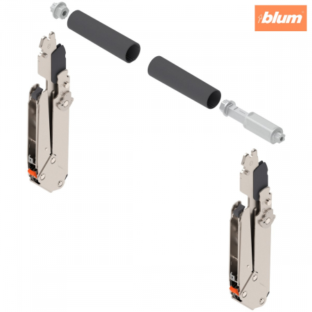 Aventos - Sistem de ridicare pentru uşă paralelă AVENTOS HL top, Pârghie (set), KH=300-340 mm, simetric, finisaj nichelat 22L3200