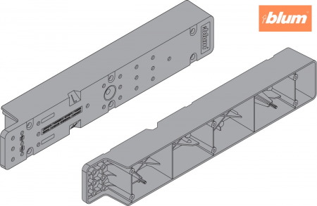 SPACE STEP Bară distanţieră, Plastic, finisaj gri-orion mat Z95D4100 [2]