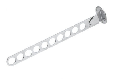 Accesorii mobilier - Suport umerase rabatabil L=410 mm, finisaj cromat