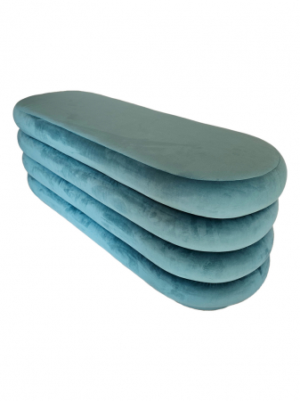 Mobilier - Taburet tapitat, dreptunghiular, 1200x450x420 mm