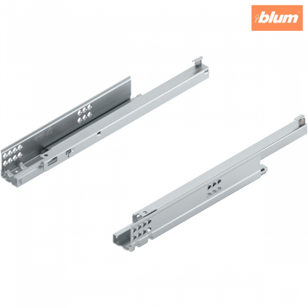 Glisiere - TANDEM TIP-ON Extragere parţială, Glisare, 30 kg, NL=350 mm, pentru Grosime material placă 11-16 mm, pt cuplaj, stânga/dreapta, finisaj zincat 550H3500T