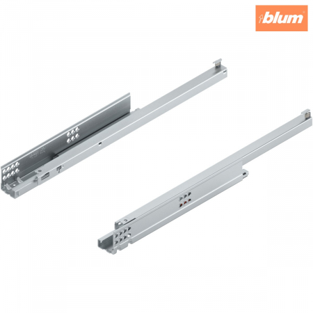 Glisiere - TANDEM TIP-ON Extragere parţială, Glisare, 30 kg, NL=450 mm, pentru Grosime material placă 11-16 mm, pt cuplaj, stânga/dreapta, finisaj zincat 550H4500T