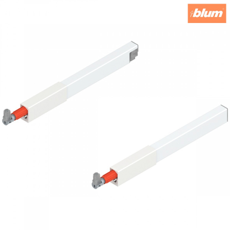 Tandembox Antaro - Blum - TANDEMBOX Lonjeron (sus), pentru Extragere cu front înalt, NL=270 mm, dreapta+stânga, pentru TANDEMBOX antaro, finisaj în culoare "Seidenweiss" (alb sidefat) ZRG.207RSICRE*R+L
