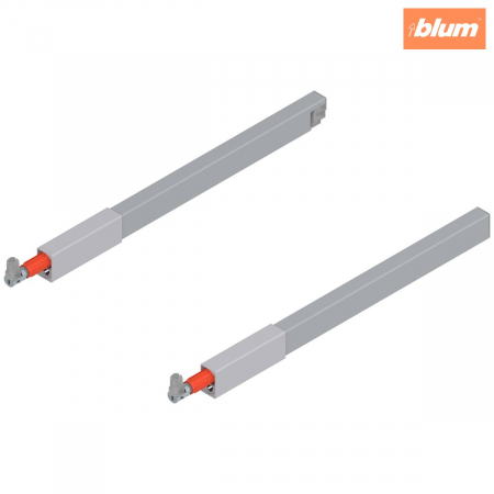 Tandembox Antaro - Blum - TANDEMBOX Lonjeron (sus), pentru Extragere cu front înalt, NL=350 mm, dreapta+stânga, pentru TANDEMBOX antaro, finisaj R9006 gri aluminiu ZRG.287RSICRE*R+L