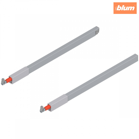 Tandembox Antaro - Blum - TANDEMBOX Lonjeron (sus), pentru Extragere cu front înalt, NL=450 mm, dreapta+stânga, pentru TANDEMBOX antaro, finisaj R9006 gri aluminiu ZRG.387RSICRE*R+L