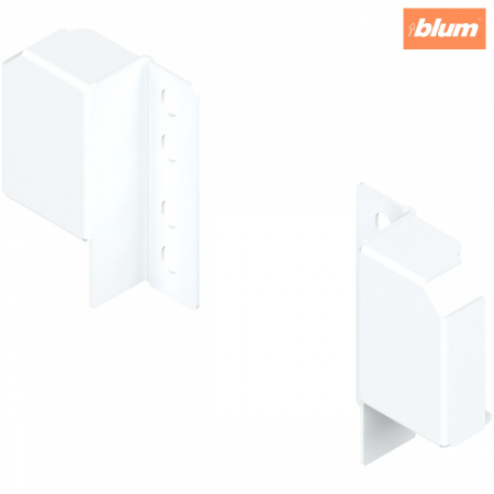 Tandembox Antaro - Blum - TANDEMBOX plus/antaro Suport de lonjeron (la spate), aplicare flexibilă, lonjeron reglabil, de prins cu şurub, dreapta+stânga, finisaj în culoare "Seidenweiss" (alb sidefat) ZRR.5200