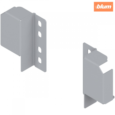 Tandembox Antaro - Blum - TANDEMBOX plus/antaro Suport de lonjeron (la spate), aplicare flexibilă, lonjeron reglabil, de prins cu şurub, dreapta+stânga, finisaj R9006 gri aluminiu ZRR.5200