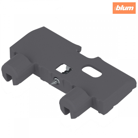 Tandembox Antaro - Blum - TANDEMBOX unghi susţinere la sol, necesar începând cu o lăţime de corp ≥ 750 mm, Presare şi înşurubare, finisaj R7037 gri închis Z96.2011
