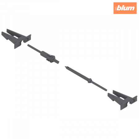 Glisiere - TIP-ON, cuplaj şi preluare MOVENTO, finisaj R7037 gri închis T57.7400.01SYN