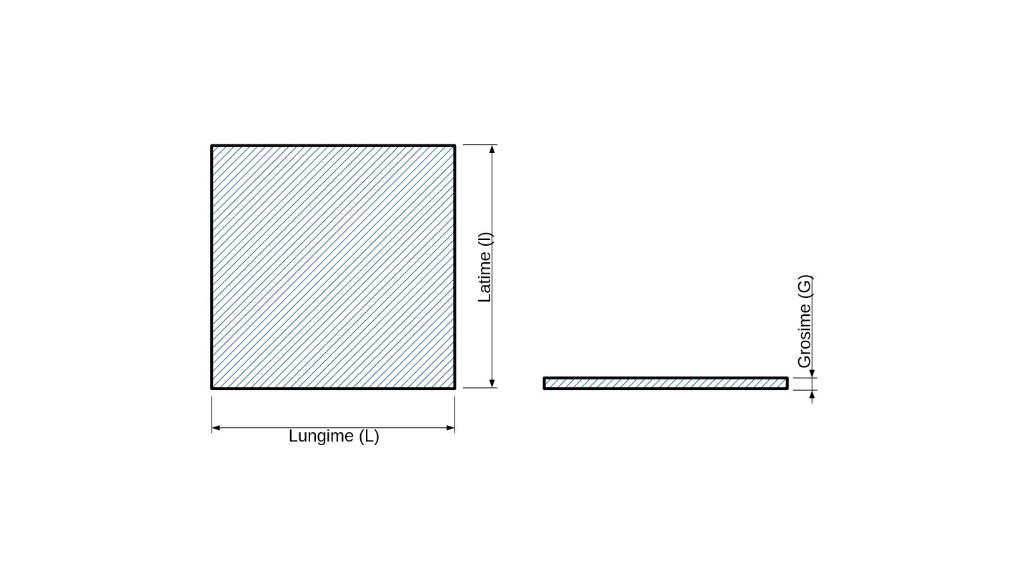 Blat pentru masa sau birou 600x600 mm, Alb Premium W1000 ST9