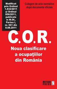 Drept - C.O.R. Noua clasificare a ocupatiilor din Romania