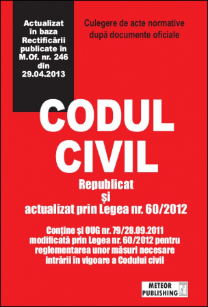 Drept - Codul civil actualizat