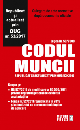 Drept - Codul Muncii 2017