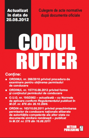 Drept - Codul rutier 2012