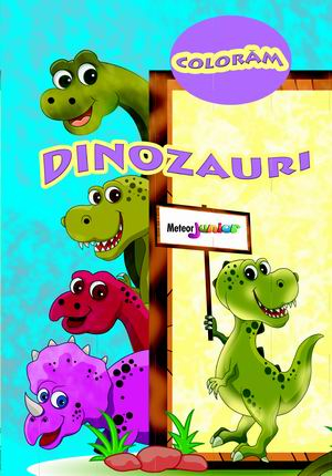 Carti de colorat - Coloram dinozauri