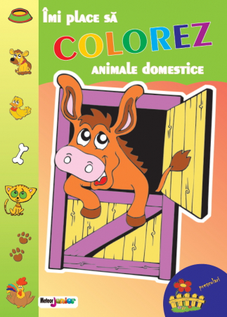 Carte scolara - Imi place sa colorez. Animale domestice