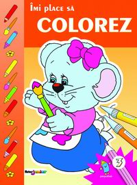 Carti de colorat - Imi place sa colorez. Vol. III (coperta portocalie)