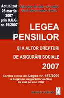 Drept - Legea pensiilor si a altor drepturi de asigurari sociale 2007