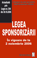 Drept - Legea sponsorizarii