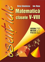 IN CURS DE APARITIE - Matematica - formule utile pentru elevii claselor V-VIII