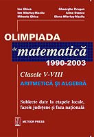 Invatamant gimnazial - Olimpiada de matematica 1990-2003 Clasele V-VIII