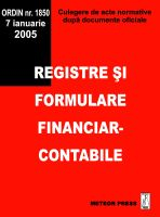 Drept - Registre si formulare financiar-contabile
