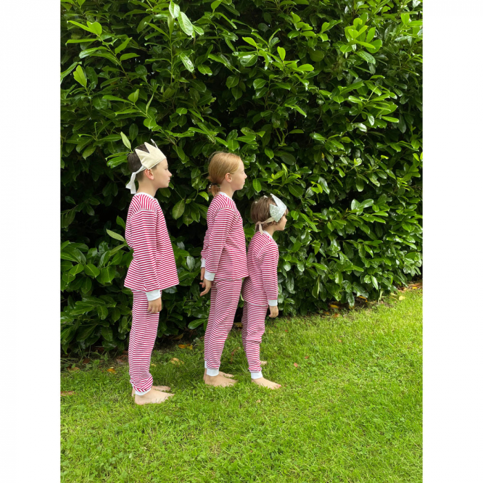 Set bluza pantalon din bumbac organic gofrat (waffle) [5]