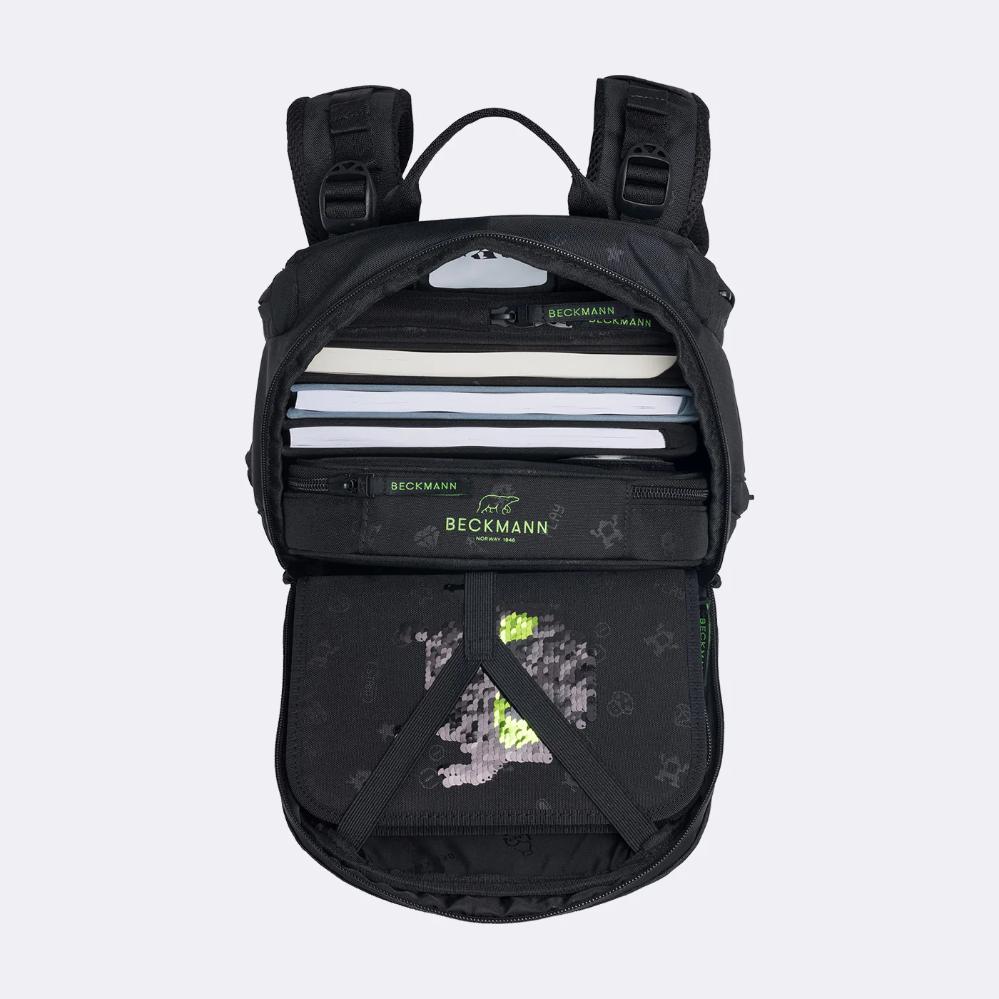 Ghiozdan, rucsac ergonomic cu perna de aer, Active Air FLX - PIXEL [10]