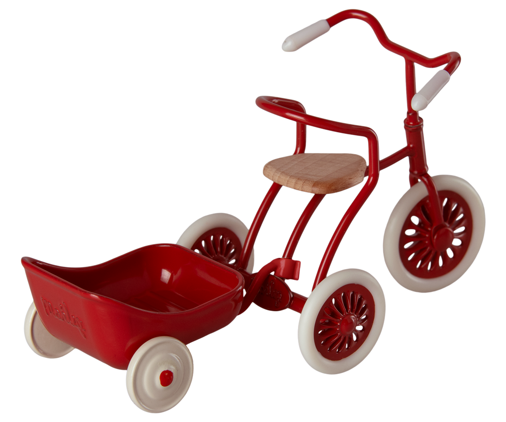 Accesorii, Cărucior pentru tricicleta, Red, Maileg [2]