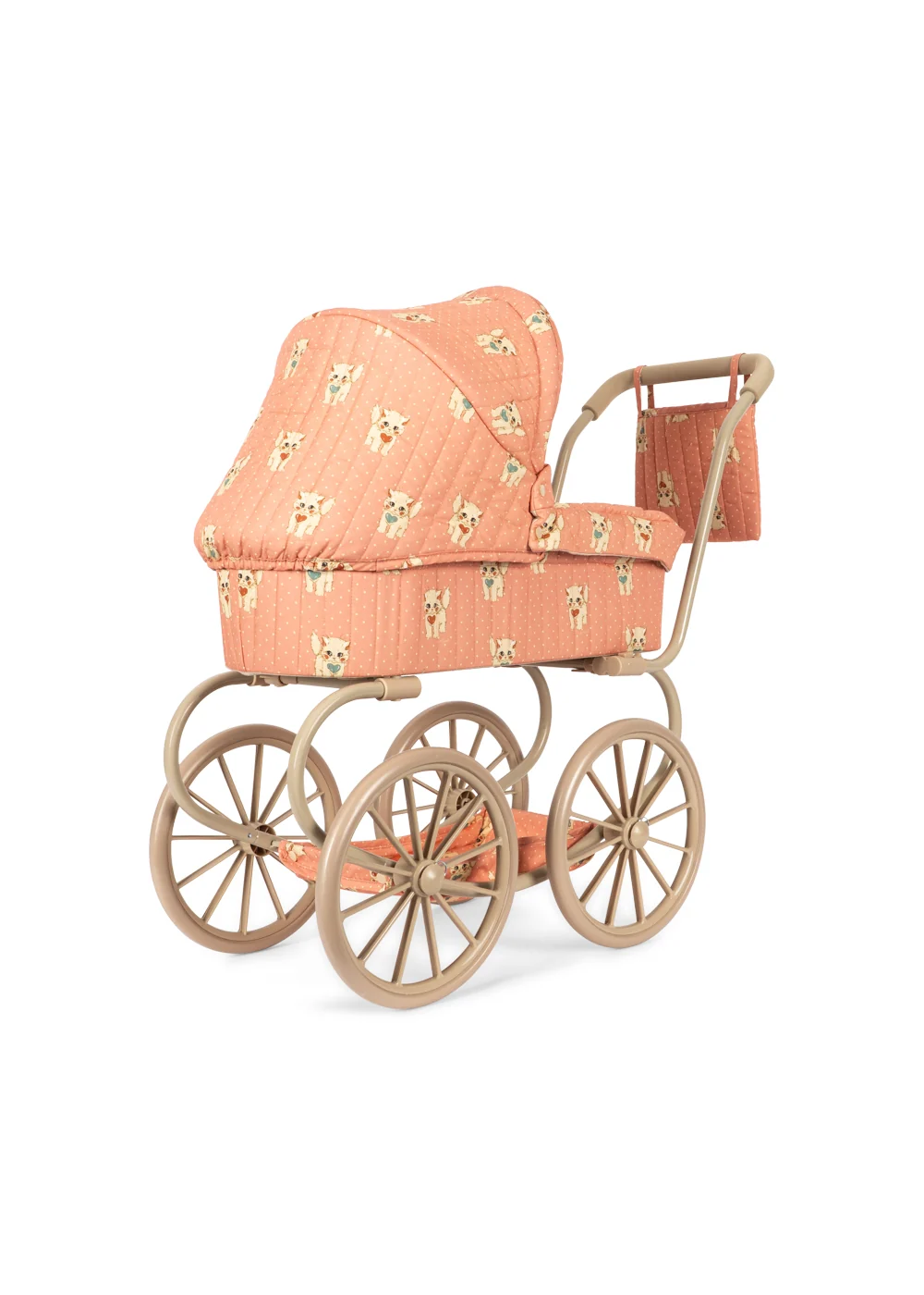 ACCESORII konges sløjd -  CĂRUCIOR PENTRU PAPUSI CU LANDOU MINI - CIAO MIAO ROSE [4]