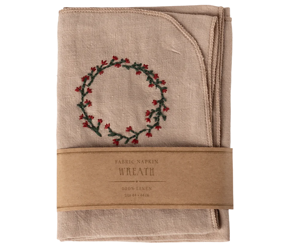 accesorii maileg craciun - Șervețel din material textil - Coroană [4]