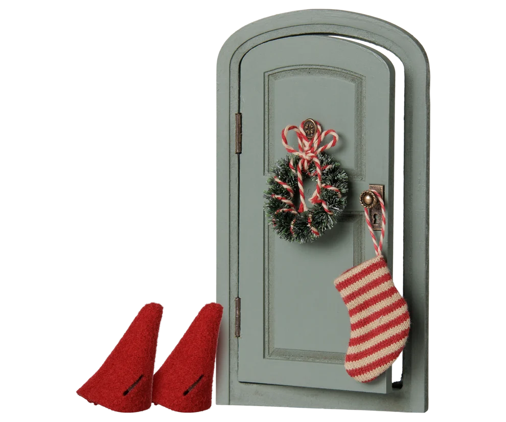 accesorii maileg craciun - Set de uși de Crăciun, Șoricel [2]