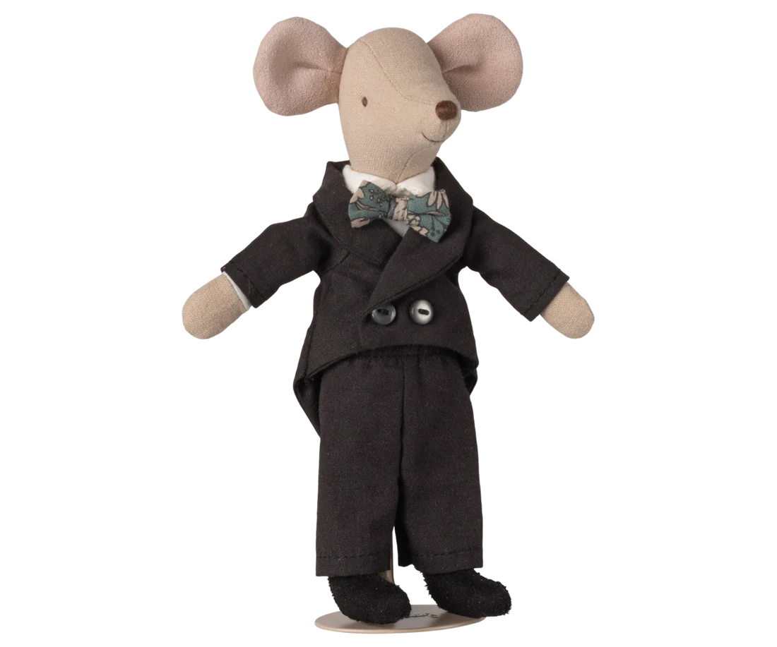 accesorii maileg - jucarie textila - Mire și mireasă într-o cutie, mama și tata șoarece [4]