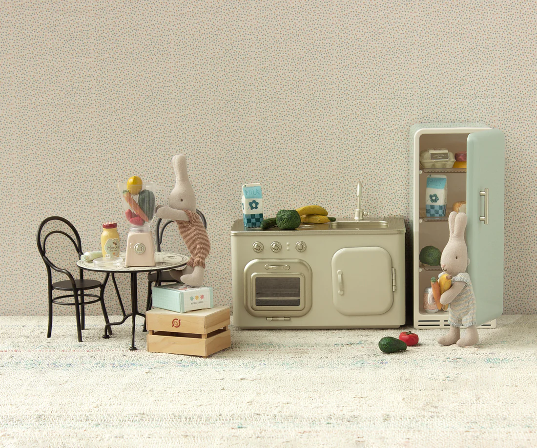 ACCESORII MAILEG - Masă de sufragerie cu 2 scaune [2]