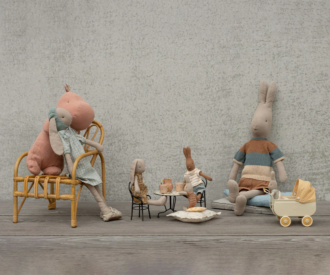 ACCESORII MAILEG - Masă de sufragerie cu 2 scaune [3]