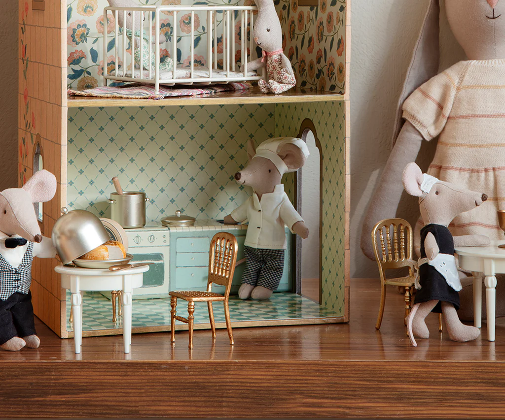 accesorii maileg - Scaun, Șoarece - Auriu [3]