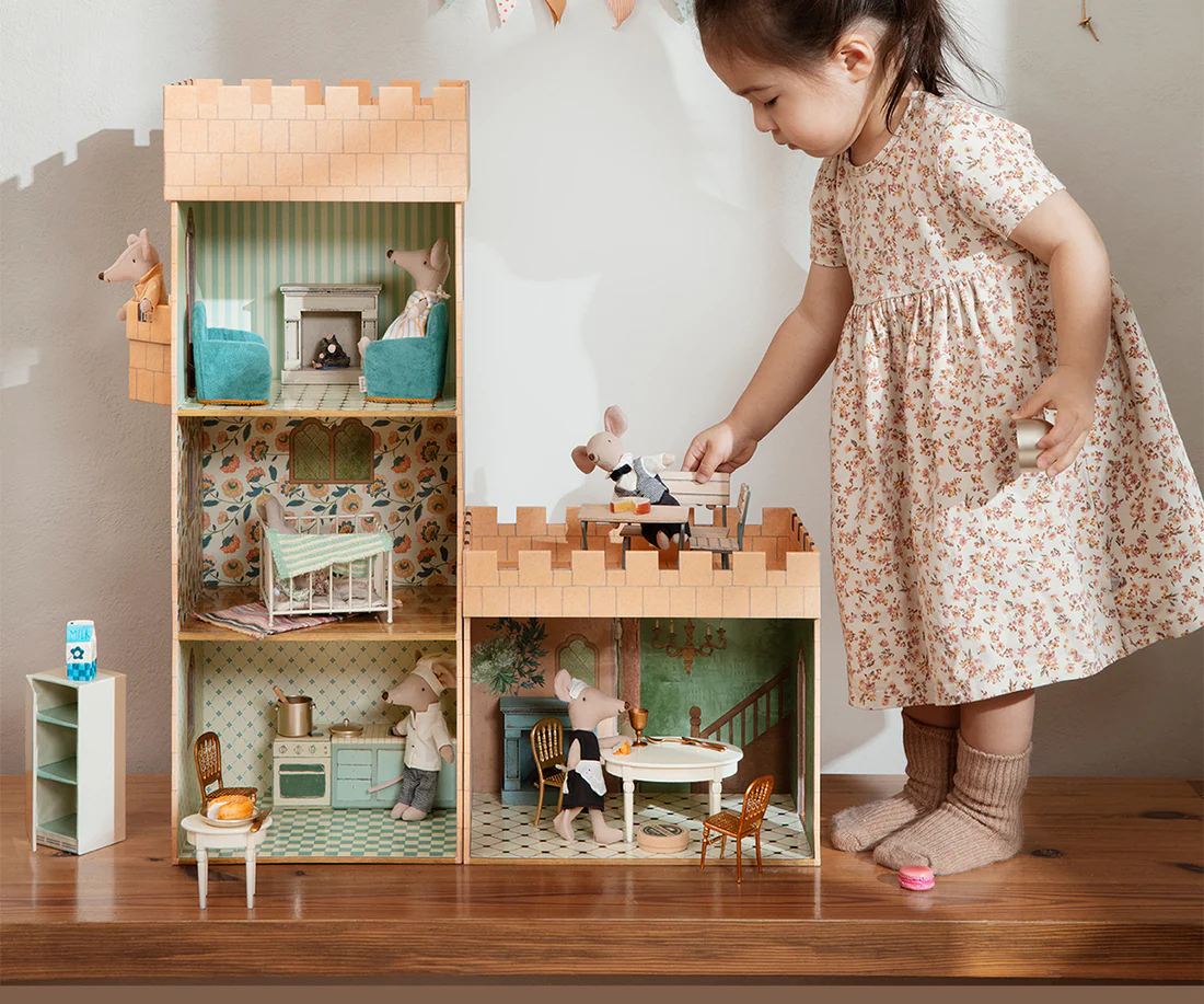 accesorii maileg - Scaun, Șoarece - Auriu [2]