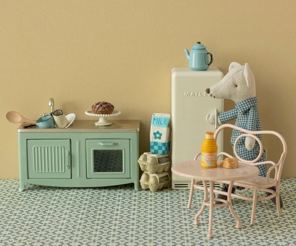 ACCESORII MAILEG - Set de cafenea, Mouse, Mare - Roz pal [3]