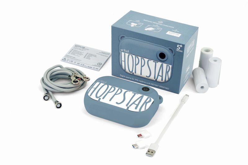 Aparat foto digital pentru copii cu functie de printare instant- Hoppstar Artist Denim [5]