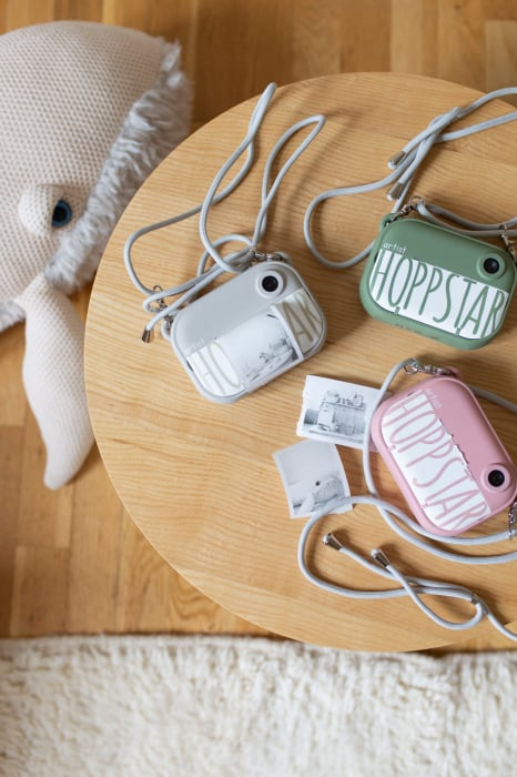 Aparat foto digital pentru copii, cu functie de printare instant, Hoppstar Artist Pink Blush [13]