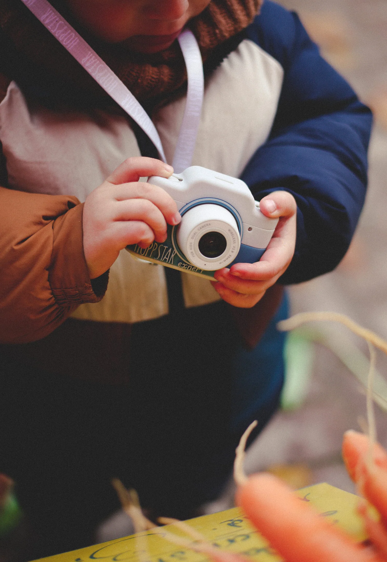 Aparat foto video digital pentru copii, Hoppstar Expert Beige [6]