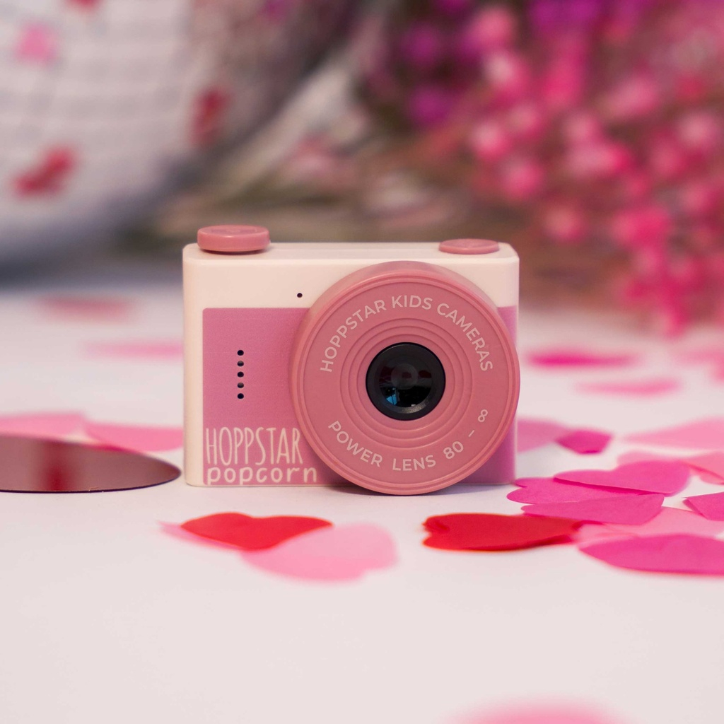 Aparat foto video digital pentru copii – Hoppstar Popcorn Pink Dusk [3]