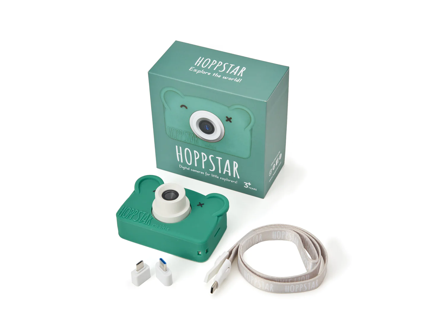 Aparat foto video digital pentru copii, Hoppstar Rookie Bear Green [3]