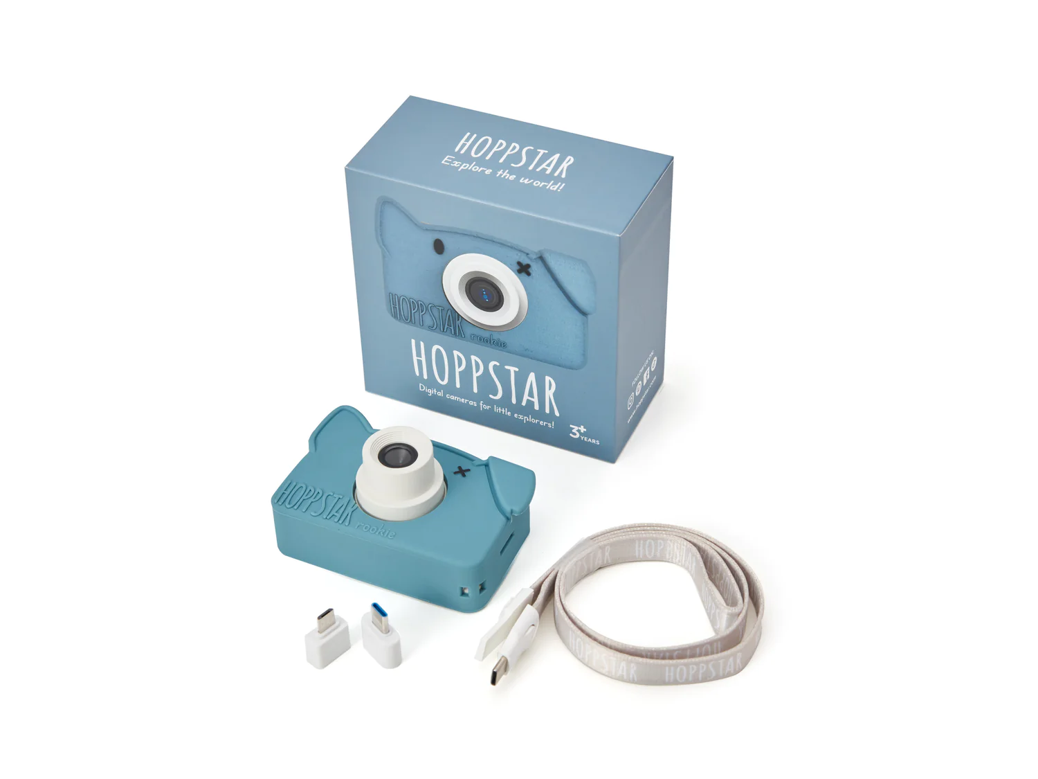 Aparat foto video digital pentru copii, Hoppstar Rookie Dog Blue [3]