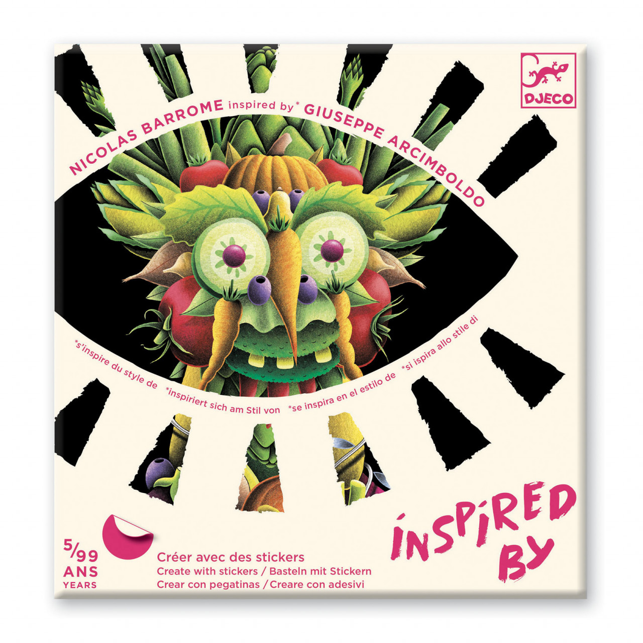Atelier colaj Manierism Inspired by Arcimboldo, Djeco [1]